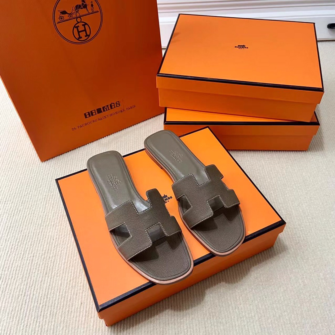 에르메스 올수공 오란 슬리퍼 샌들 앱송 45